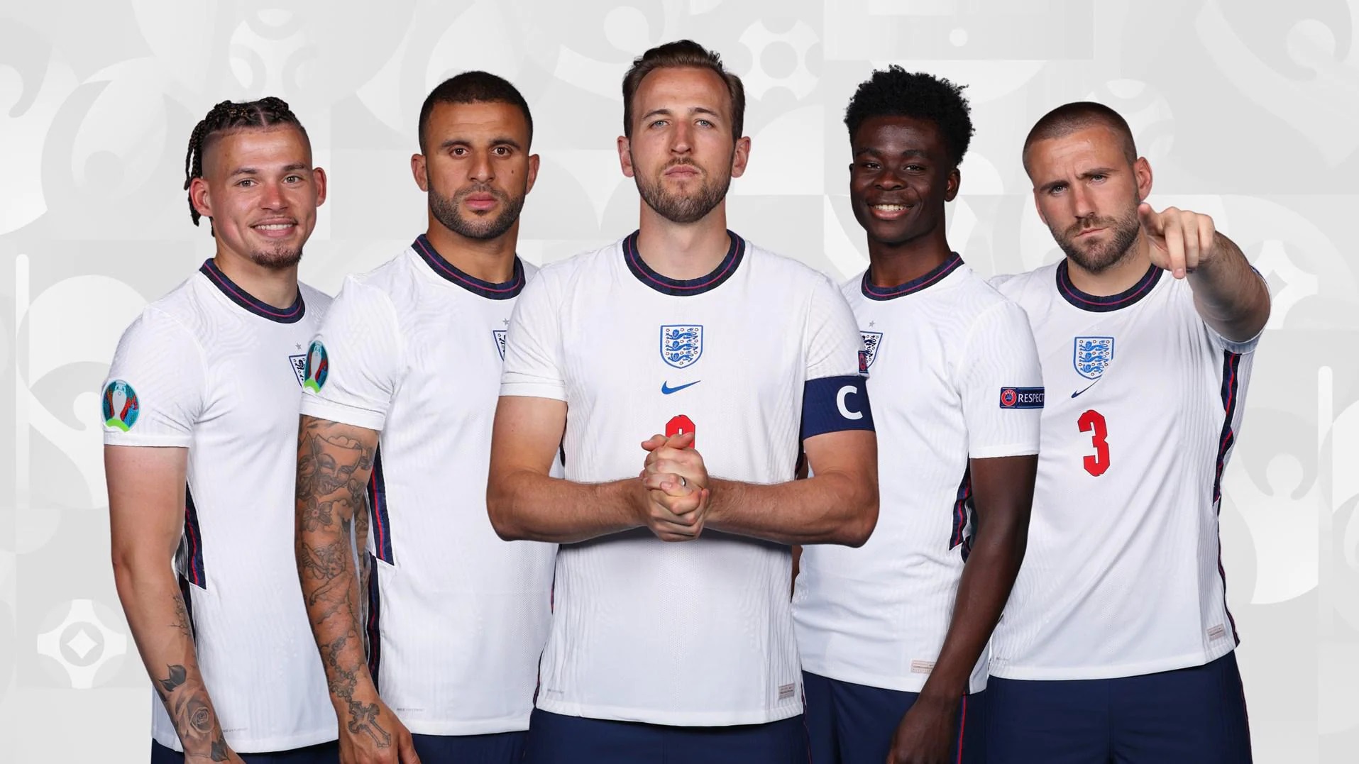 English team. Team of England FC.