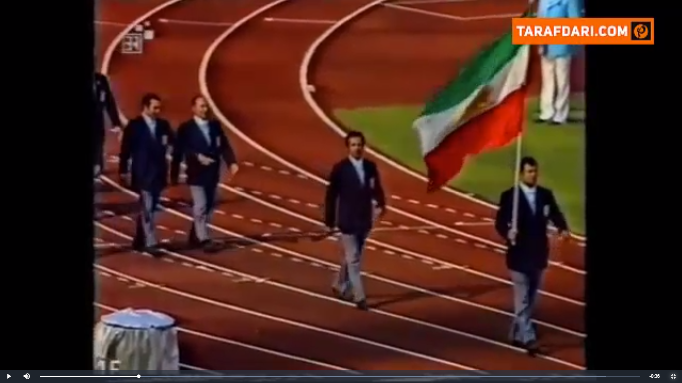 رژه فوتبالیست های ایران