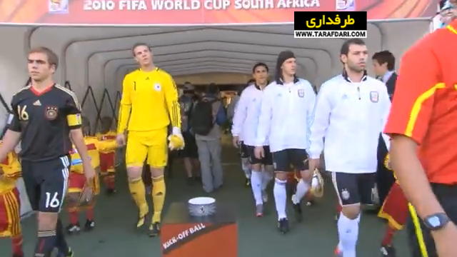 برتری 4-0 آلمان مقابل آرژانتین با بریس میروسلاو کلوزه و صعود به نیمه نهایی جام جهانی (2010/7/3) / فیلم
