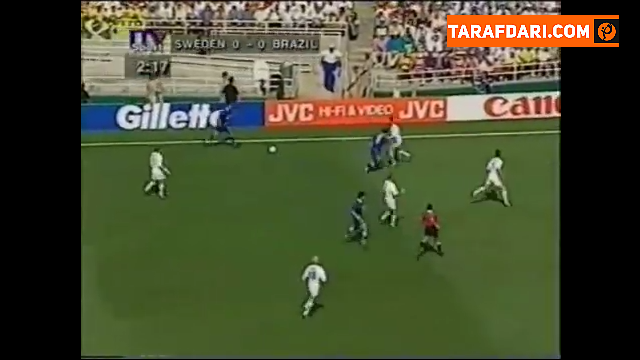 برتری 1-0 برزیل مقابل سوئد با گل روماریو و صعود به فینال جام جهانی (1994/7/13) / فیلم